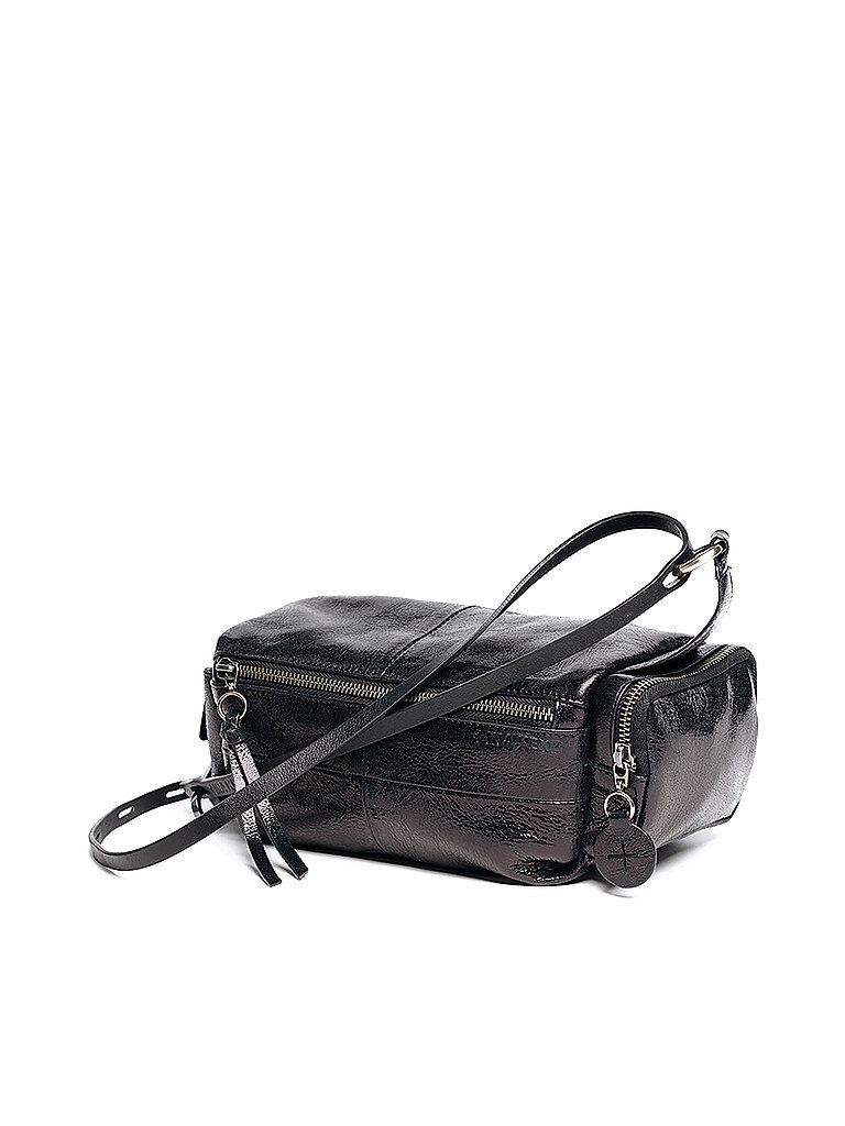 INA KENT Ledertasche - Schultertasche ROXIE Ed.1 schwarz damen